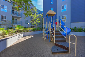 Outdoor Playscape, Soft Ground, Balconies surrounding, Surrounding Landscaping